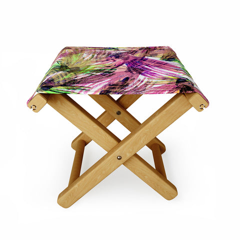 Bel Lefosse Design Feather Pattern Folding Stool